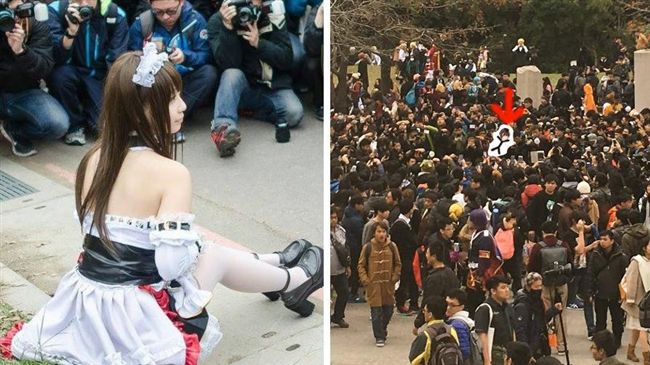 她參加動漫祭吸搶拍潮　盛況嚇傻網友