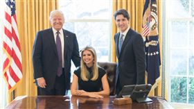 伊凡卡,川普,美國總統,加拿大總理 圖／翻攝自伊凡卡推特