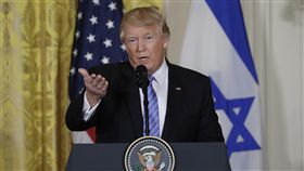 美國,川普,以色列國旗（圖／美聯社／達志影像）