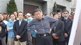 台北市長柯文哲視察北門西區門戶計畫 圖／記者林敬旻攝
