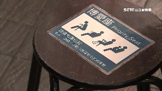 西門租金高沒座位　店家騎樓擺博愛座