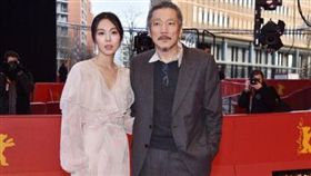 金敏喜　洪尚秀（圖／翻攝自電影玩家羅眾微博）