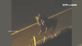 情侶當街叫囂互毆　女險被男當街脫褲
