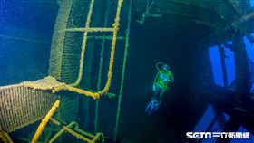 關島旅遊,德國莫蘭號沈船,潛水。（圖／關島觀光局提供）