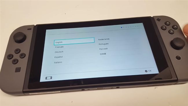 Switch開箱影片　玩家怒沒中文
