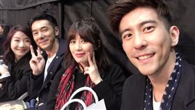 圖翻攝賈靜雯臉書 修杰楷 李李仁 陶晶瑩