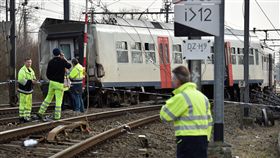 Leuven,Brussels,布魯塞爾,列車,出軌
圖／路透社／達志影像