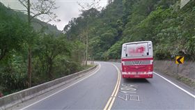 台18線,阿里山公路,遊覽車,擦撞
圖／翻攝自Google Map