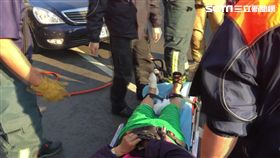 悚! 婦騎機車追撞 煞車把手竟插腳背