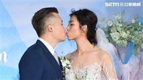 藝人林可彤與男友Tompson舉行婚禮完成終身大事