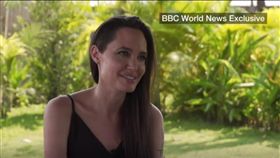 安潔莉娜裘莉,Angelina Jolie（圖／翻攝自BBC World News）