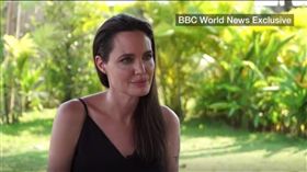 安潔莉娜裘莉,Angelina Jolie（圖／翻攝自BBC World News）