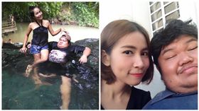 比她重3倍！俏護士愛他10年　只因他「有善良的心」 圖/翻攝自Puwadol Kumthai臉書