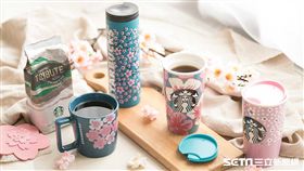 星巴克,櫻花季。（圖／統一星巴克提供）