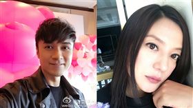 古巨基、趙薇。（合成圖／翻攝自古巨基、趙薇微博）