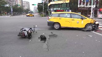 運將沒睡好　小黃違規左轉撞死騎士
