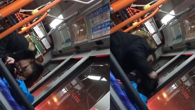 坐博愛座遭指責　大媽暴怒狂砸少年頭