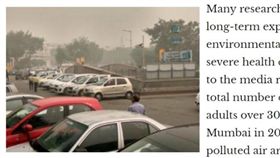 台灣駐印度代表田中光投書當地知名雜誌，提供空汙解決之道。（圖／翻攝自外交廣場網站 www.diplomaticsquare.com）