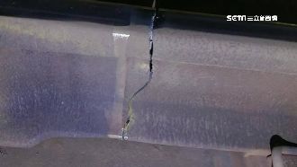 安全堪憂！機捷道岔界接處驚現裂痕