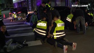 不法分子街頭鬧事　警對空鳴槍制止