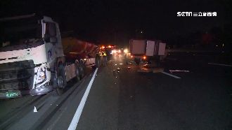打橫國道遭砂石車追撞　貨車駕駛不治