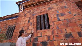 機捷小旅行,蘆竹,桃園,山鼻站,德馨堂,古厝,紅磚牆。（圖／記者簡佑庭攝）