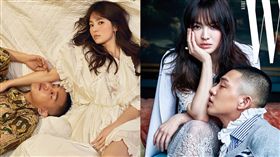 圖翻攝自韓網 劉亞仁 宋慧喬