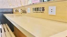 公共充電座　翻攝大陸網站