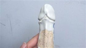 英女學生展出前男友陰莖們。(圖/翻攝自每日星報)-http://www.dailystar.co.uk/real-life/547827/Penis-erect-sculpture-clay-model-Lily-Heaume