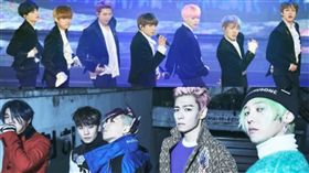 圖翻攝自微博 推特 韓網 BTS BIGBANG