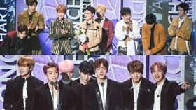 圖翻攝自韓網 EXO BTS