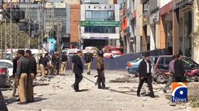 巴基斯坦高檔購物區驚爆0223（圖／翻攝自geonewsenglish YouTube）