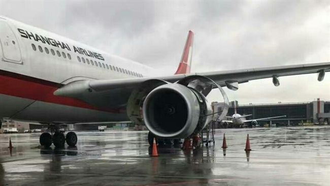 疑引擎異常！上海航空班機折返松山