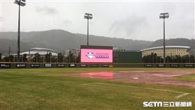 世大運棒球邀請賽中華培訓隊與捷克的比賽因雨取消／天母棒球場（圖／記者陳怡汝攝）