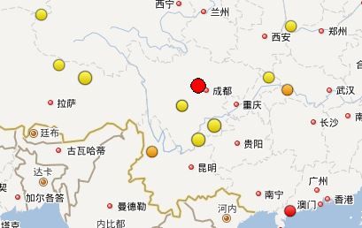 四川省汶川發生規模4地震　尚無傷亡