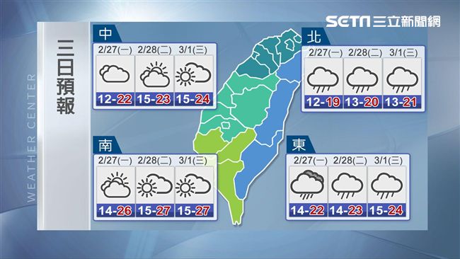 228連假不再冷！明起回溫降雨緩