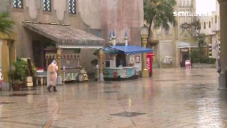 連假遊樂園空蕩蕩　低溫濕冷人潮少