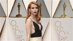 奧斯卡,星光大道,「小鳳凰女」艾瑪羅勃茲（Emma Roberts）。（圖／美聯社／達志影像）