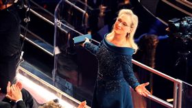 奧斯卡紅毯星光大道梅莉史翠普（Meryl Streep）　圖／路透社