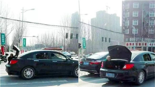 陸駕駛為載客　竟讓媽媽坐「後車廂」