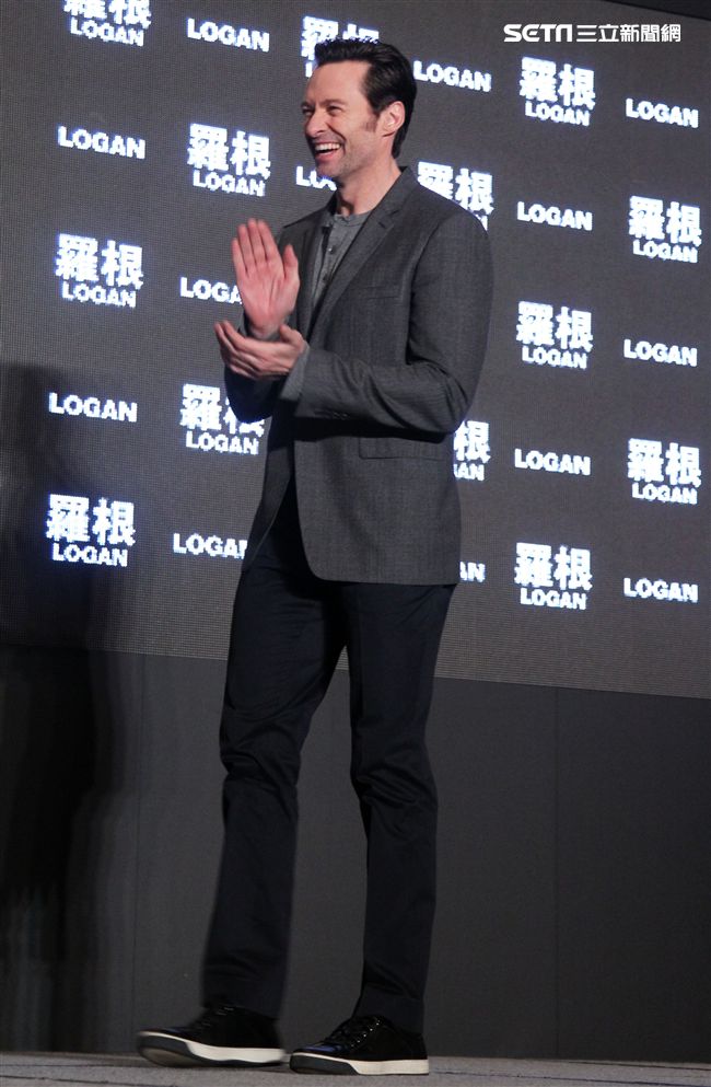 「金鋼狼」休傑曼克。（記者邱榮吉/攝影）