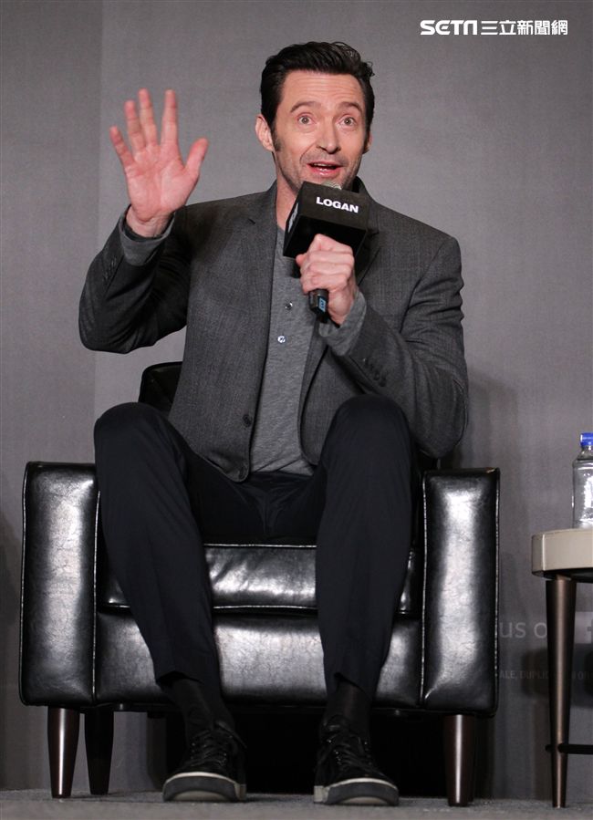 「金鋼狼」休傑曼克。（記者邱榮吉/攝影）