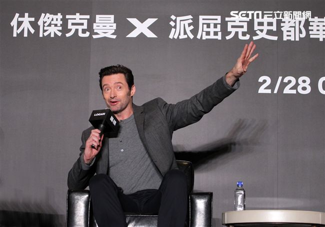 「金鋼狼」休傑曼克。（記者邱榮吉/攝影）