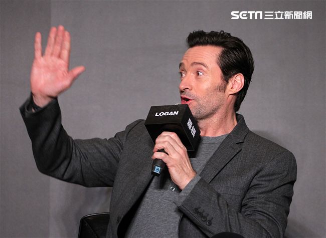 「金鋼狼」休傑曼克。（記者邱榮吉/攝影）