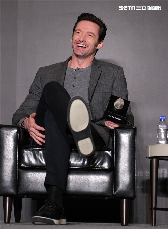 「金鋼狼」休傑曼克。（記者邱榮吉/攝影）