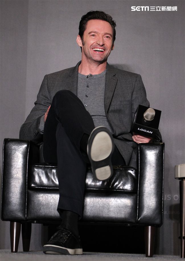 「金鋼狼」休傑曼克。（記者邱榮吉/攝影）