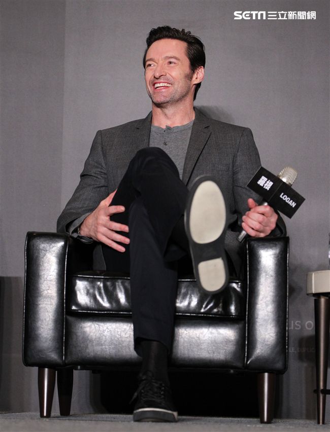 「金鋼狼」休傑曼克。（記者邱榮吉/攝影）