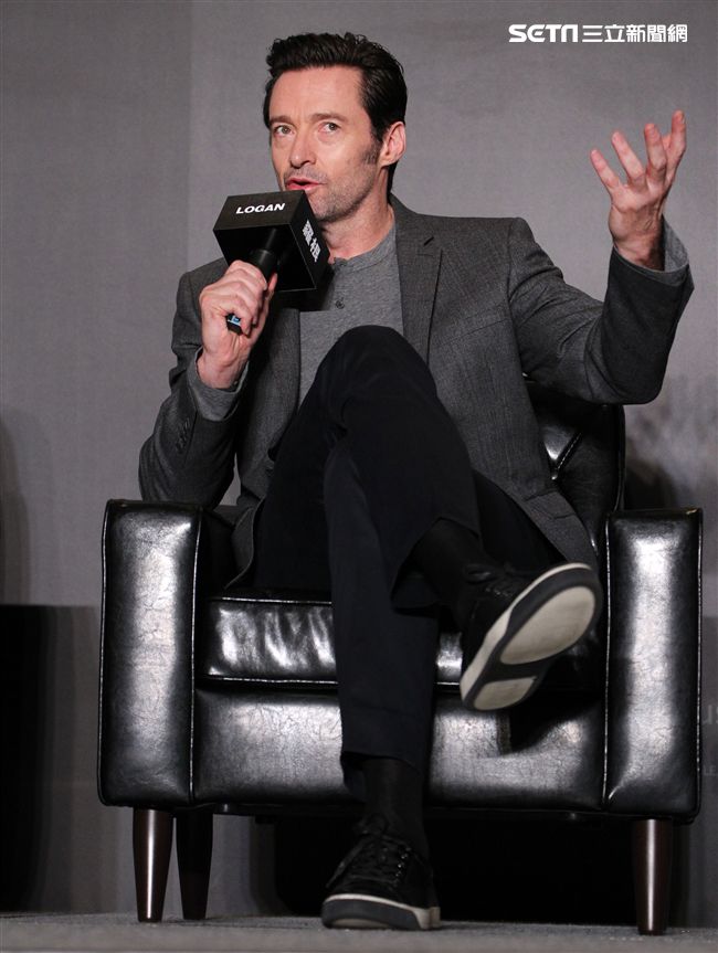 「金鋼狼」休傑曼克。（記者邱榮吉/攝影）