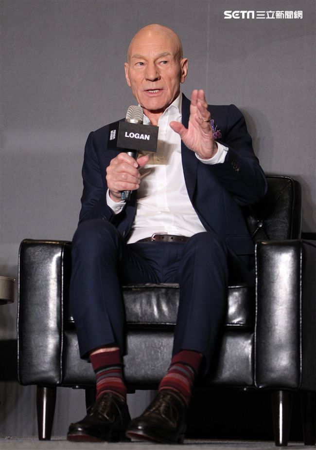 X教授派屈克史都華。（記者邱榮吉/攝影）