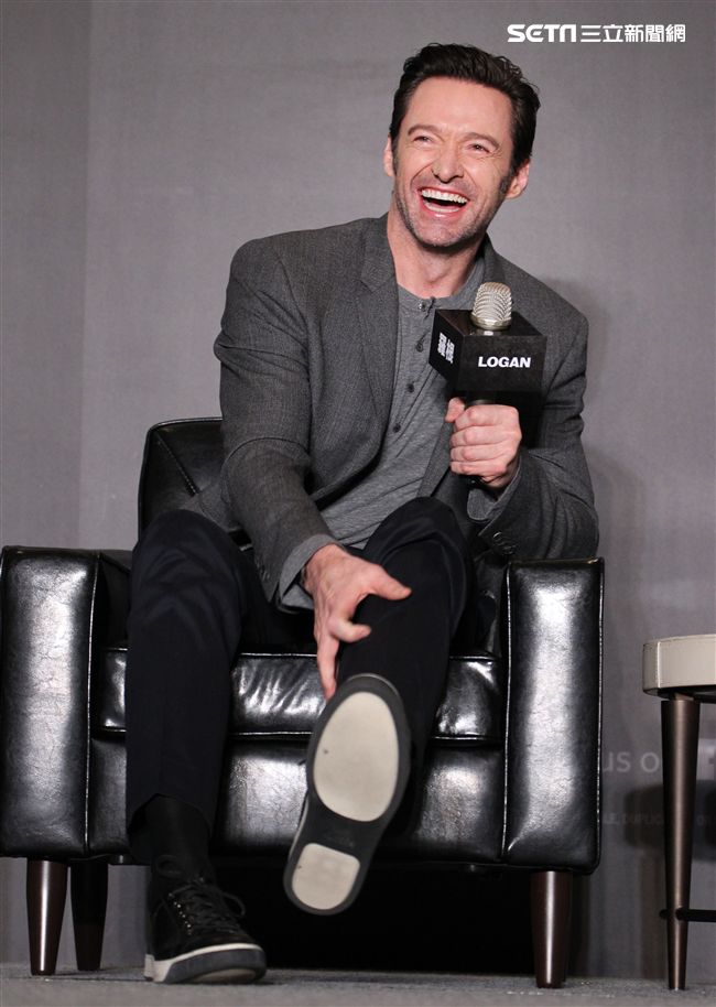 「金鋼狼」休傑曼克。（記者邱榮吉/攝影）